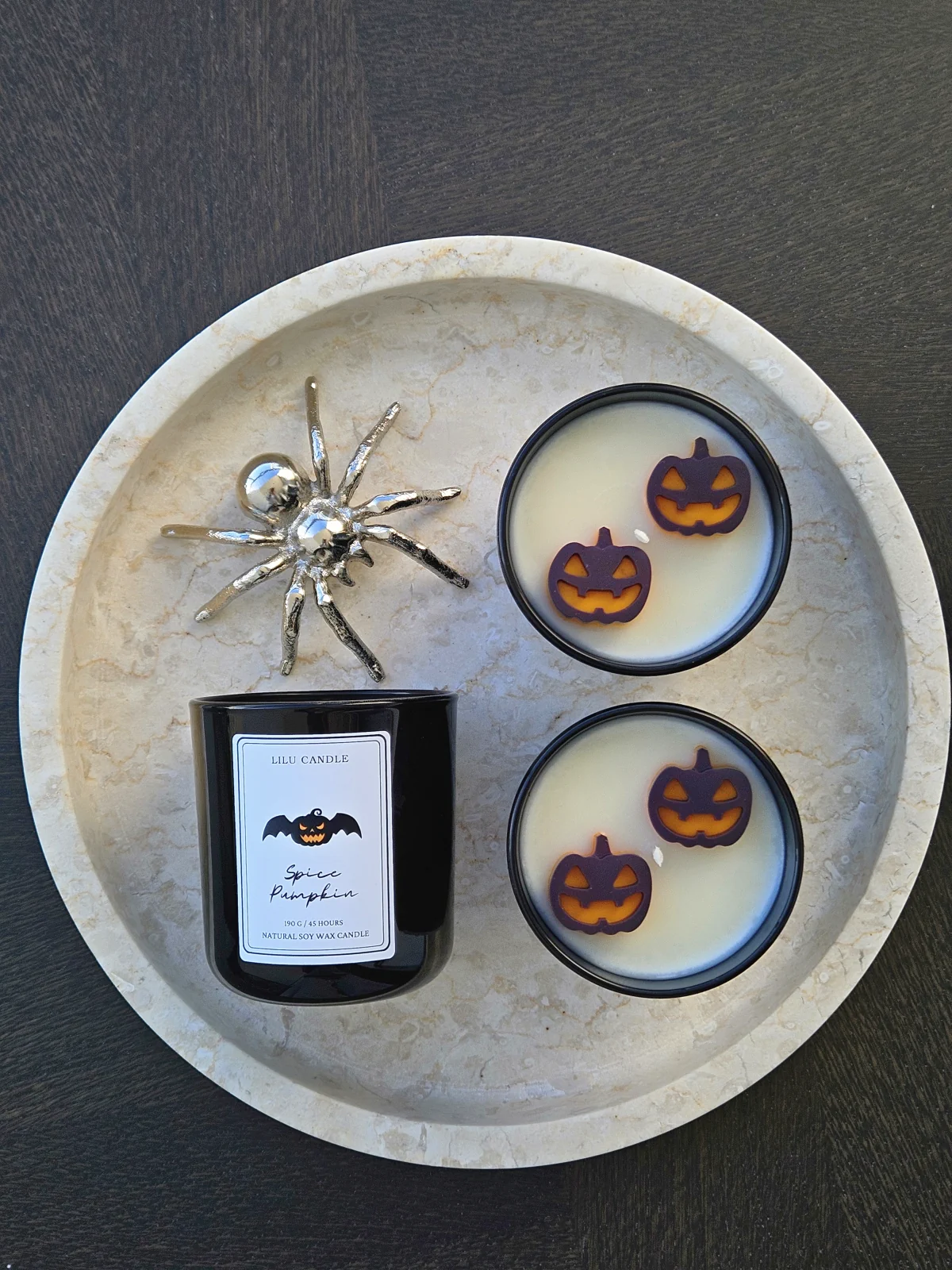 Ręcznie robiona świeca sojowa Spice Pumpkin